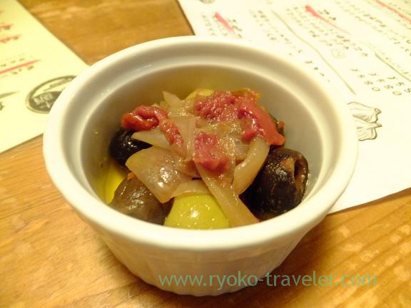Pickled olive, Hachijuro-Syoten (Funabashi)